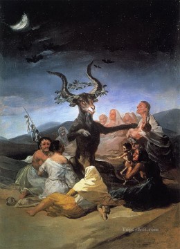  1789 Pintura Art%c3%adstica - francisco goya sábado de brujas 1789